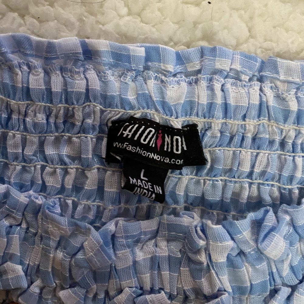 Baby Blue Party Top - Picture 2 of 2